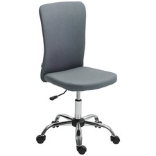 HOMCOM Armless Desk Chair