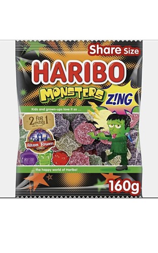Haribo monsters zing gummy - zing,