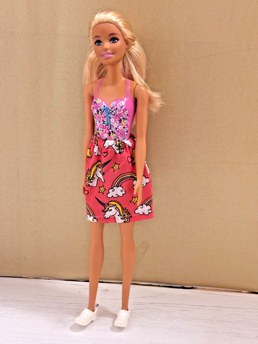 Blonde barbie doll - doll,, swimsuit