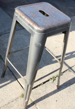 STACKABLE TOLIX INSPIRED METAL BAR STOOL STEEL INDUSTRIAL BREAKFAST BISTRO CAFE