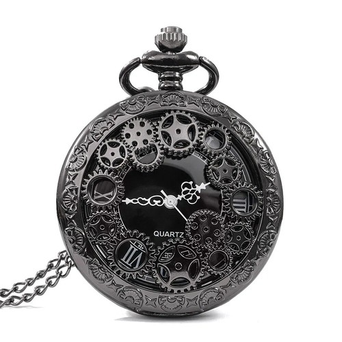 Vintage quartz silver pocket - quartz,