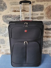 Wenger Swiss Gear Suitcase Medium Bag Roller Suitcase  64x40x28cm Black & Red Uk