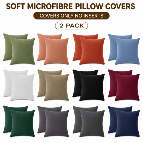 Pack soft cushion covers - soft,