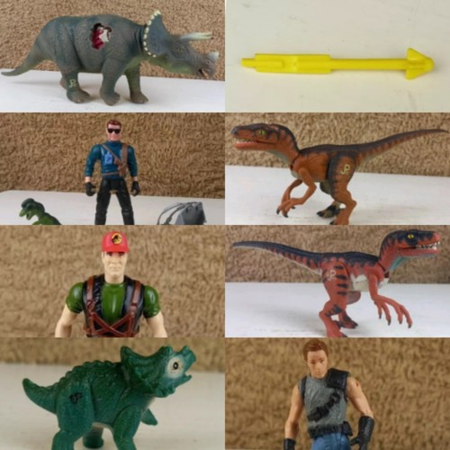 Jurassic park trilogy kenner - jurassic, kenner/
