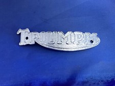 TRIUMPH PRE UNIT T110 T100 6T 5T T20 TRW PETROL TANK BADGE 82-1823 NEW