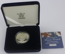 2004  silver proof £5 crown