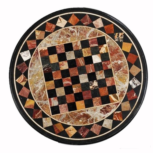 Marble chess table top - table,