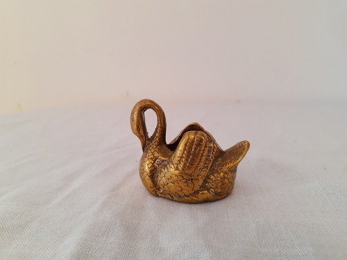 Vintage miniature swan - vintage,