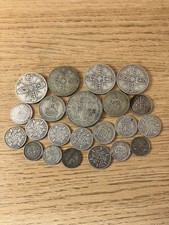 100 Grams of Pre 1947 British Silver Coins, George V & VI