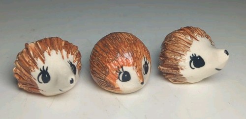 Vintage ceramic hedgehogs - vintage,