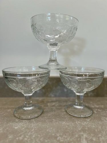 Vintage luminarc glass - 3, x