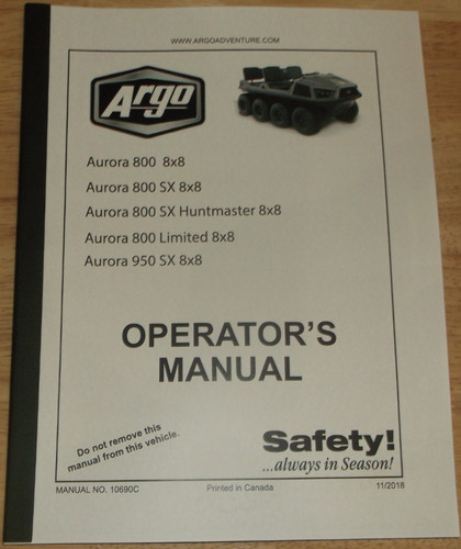 Argo aurora 800 950 - aurora, 8x8