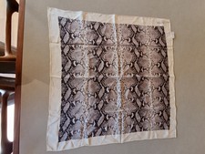 HOBBS SILK SQUARE SCARF CREAM