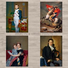 Jacques-Louis David prints. A4