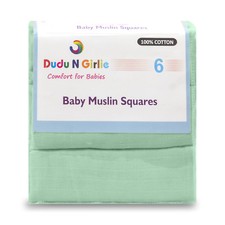 6 Baby Muslin Squares Cloth