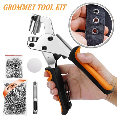 Eyelet punch kit 10mm magnetic - punch,