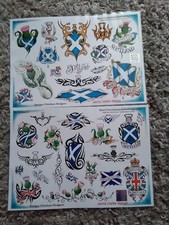 Scottish tattoo flash 2 authentic Scotland art tattoo sheets original designs