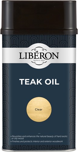 Liberon teak oil litre with - oil,