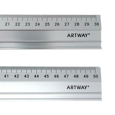 Artway Aluminium Ruler for