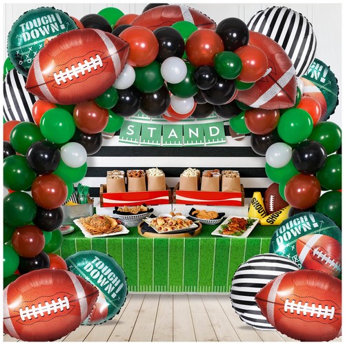 118pcs football balloons - football,