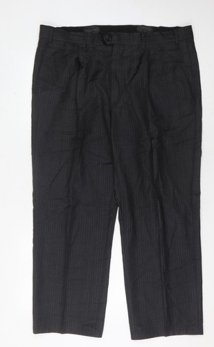 Daks men black wool - daks, striped