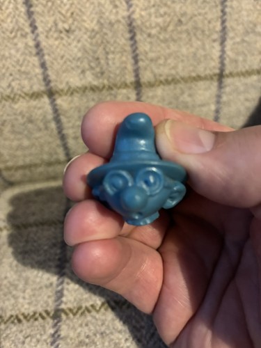 Vintage smurf pencil topper - vintage,