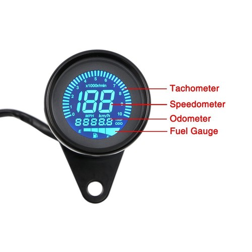12v universal motorcycle meter - universal,