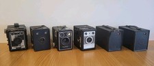 Assorted Vintage Film Box Cameras - Various Brands & Models x 6