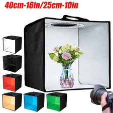 40cm 16in Photo Studio Light Box Photography Adjustable Brightness Shooting Tent