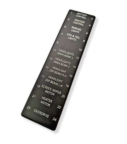 Triumph stag fuse - box, cover