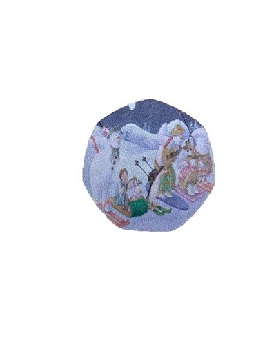 Enamelled britannia coin - enamelled,