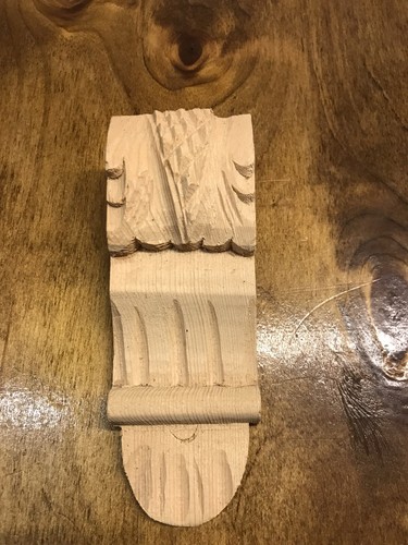 Wooden corbels v design - wooden,