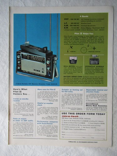 Vintage pilot band radio - vintage,