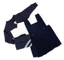 Dolls School Uniform with Grey