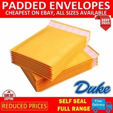 GOLD PADDED BUBBLE ENVELOPES BAGS POSTAL WRAP - ALL SIZES - VARIOUS QUANTITES