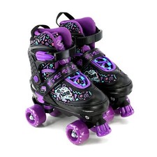 Kids Adjustable 4 Wheel Purple Quad Roller Skates Girls & Boys Adjustable Sizes