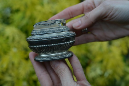 Vintage silver plated ronson - silver,