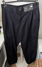 F&F Black Cargo High Rise