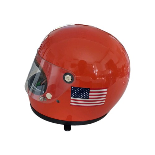 Vintage bell motorcycle - motorcycle, helmet