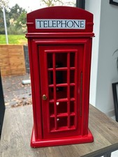red telephone box with