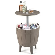 COSTWAY 37L Cooler Bar Table