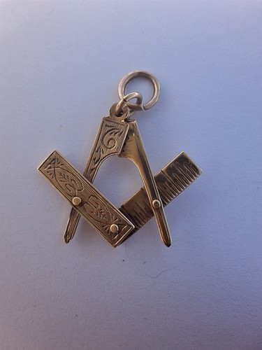 Masonic 9ct gold - masonic,