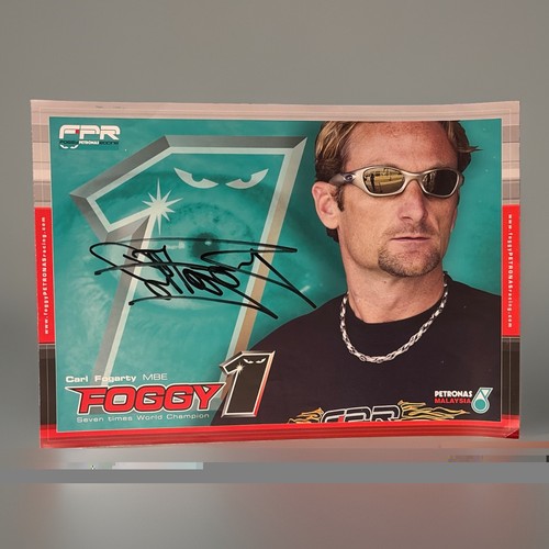 Carl fogarty signed - fogarty,
