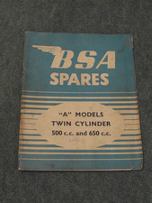 BSA "A" Models Twin Cylinder