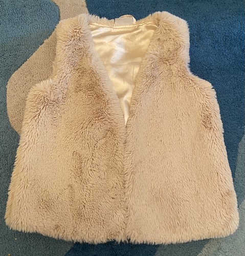 Girls cream beige faux - girls,