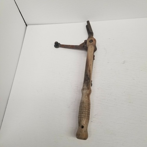 Vintage wood handle clay - wood,