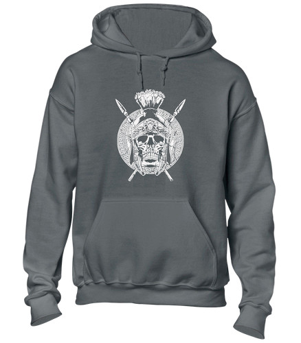 Skull and spears hoody - and,
