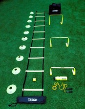 ZEEGO Speed Agility Set Training Hurdles Ladder Sports Football Agility Kit