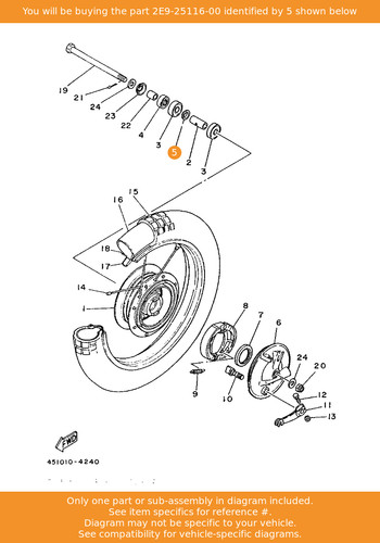 Yamaha flange spacer 2 - yamaha, flange,