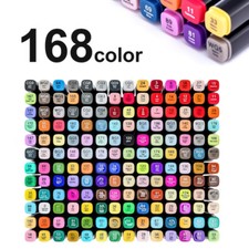 Acrylic Paint Markers Set 168 Colors Dual Tip Paint Pens DIY Crafts Making Art